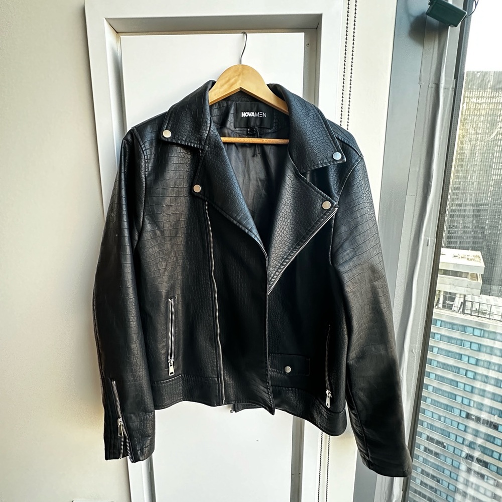 Mens leather jacket